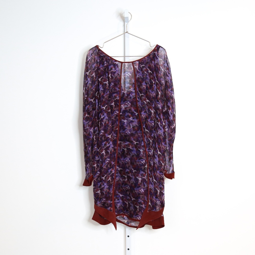 Nina Ricci Silk Suede Blouse
